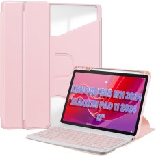 Чехол для планшета BeCover Keyboard 360° Rotatable Lenovo Tab M11 (2024) TB-TB330FU/Xiaoxin Pad 11 (2024) 11" Pink (711077)