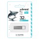 USB флеш накопитель Wibrand 32GB Shark Silver USB 2.0 (WI2.0/SH32U4S)