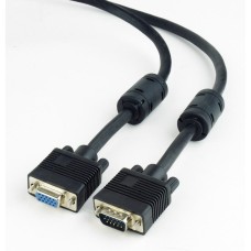 Кабель мультимедийный VGA M/F 1.8m Cablexpert (CC-PPVGAX-6B)