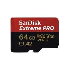 Карта памяти SanDisk 64GB microSDXC class 10 UHS-I U3 Extreme Pro V30 (SDSQXCU-064G-GN6MA)