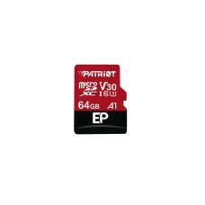 Карта памяти Patriot 64GB microSD class 10 UHS-I U3 V30 A1 (PEF64GEP31MCX)