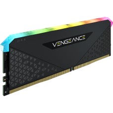 Модуль памяти для компьютера DDR4 16GB 3600 MHz Vengeance RGB RS Black Corsair (CMG16GX4M1D3600C18)