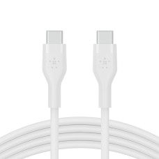 Дата кабель USB-С to USB-C 2.0m white Belkin (CAB009BT2MWH)