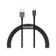 Дата кабель USB 2.0 AM to Type-C 2.0m 3A Black Baseus (CATYS-A01)