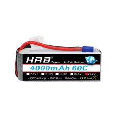 Аккумулятор для дрона HRB_ Lipo 6s 22.2V 4000mAh 60C Battery XT60 Plug (HR-4000MAH-6S-60C-XT60)