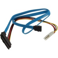 Кабель SATA 7pin (F) --> SAS (SFF-8482) 0.7 м.