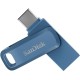 USB флеш накопитель SanDisk 64GB Dual Drive Go Navy Blue USB 3.1 + Type-C (SDDDC3-064G-G46NB)