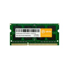 Модуль памяти для ноутбука SoDIMM DDR3 8GB 1600 MHz ATRIA (UAT31600CL11SLK1/8)