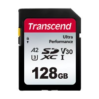 Карта памяти Transcend 128GB SD class 10 UHS-I U3 4K (TS128GSDC340S)