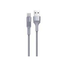 Дата кабель USB 2.0 AM to Micro 5P 1.0m BX21 Outstanding 2.4A Gray BOROFONE (BX21MMG)