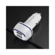 Зарядное устройство BOROFONE BZ14 Max dual port ambient light car charger 2 USB White (BZ14W)