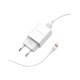 Зарядное устройство BOROFONE BA20A Sharp charger set(Lightning) White (BA20ALW)