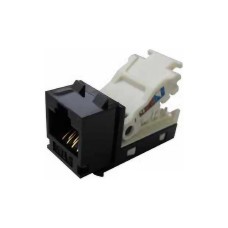 Модуль Keystone RJ45 UTP кат. 6, безінструментальний, black Molex (KSJ-00087-04)