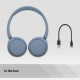 Наушники Sony WH-CH520 Wireless Blue (WHCH520L.CE7)