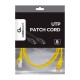 Патч-корд 1.5м UTP cat 6 CCA yellow Cablexpert (PP6U-1.5M/Y)