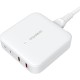 Зарядний пристрій Choetech GaN 2 USB-A / 2 USB-C 100W QC3.0/PD/PPS (PD8008-EU-WH)