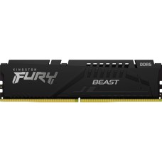 Модуль памяти для компьютера DDR5 8GB 6000 MHz Beast Black Kingston Fury (ex.HyperX) (KF560C40BB-8)