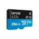 Карта пам'яті Lexar 256GB microSDXC class 10 UHS-I 633x (LSDMI256BB633A)