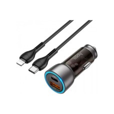 Зарядное устройство HOCO N28 USB-A/Type-C Brown (6931474782731)