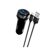 Зарядное устройство HOCO Z40 charger set (iP) 2xUSB Black (6931474739674)