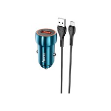 Зарядний пристрій HOCO Z46 USB Sapphire Blue (6931474770301)