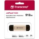 USB флеш накопитель Transcend 512GB JetFlash 930C Gold-Black USB 3.2/Type-C (TS512GJF930C)