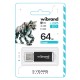 USB флеш накопитель Wibrand 64GB Cougar Black USB 2.0 (WI2.0/CU64P1B)