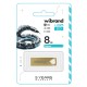 USB флеш накопитель Wibrand 8GB Taipan Gold USB 2.0 (WI2.0/TA8U2G)