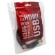 Кабель мультимедийный HDMI to HDMI 1.5m Extradigital (KD00AS1500)