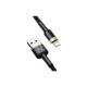 Дата кабель USB 2.0 AM to Lightning 2.0m 1.5A gold-black Baseus (CALKLF-CV1)