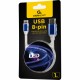 Дата кабель USB 2.0 AM to Lightning 1.0m 2A Cablexpert (CC-USB-8PLED-1M)