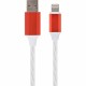 Дата кабель USB 2.0 AM to Lightning 1.0m 2A Cablexpert (CC-USB-8PLED-1M)