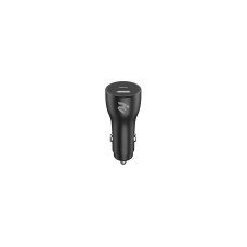 Зарядное устройство 2E Dual USB Car Charger 38W, PD, QC, black (2E-ACR18PDQC-B)