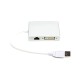 Перехідник USB 3.0 to HDMI, DVI, VGA, RJ45 Gigabit Ethernet PowerPlant (CA912087)