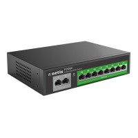 Комутатор Netis P110GC 10xGE (8xPoE, 2xUplink), 120Вт, Некерований