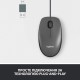 Мишка Logitech M100, 3кн., 1000 dpi, чорна