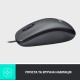 Мишка Logitech M100, 3кн., 1000 dpi, чорна