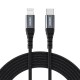 Дата кабель USB-C to Lightning 1.2m MFI Choetech (IP0039-BK)