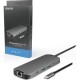 Концентратор Chieftec USB3.2 Type-C to HDMI/USB 3.2x2/RJ45/USB-C/SD/TF/PD 80W/Audio 9-in-1 DSC-901 (DSC-901)