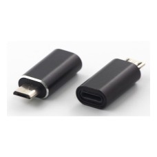 Переходник Lightning (female) to microUSB (male) black Dengos (ADP-012)