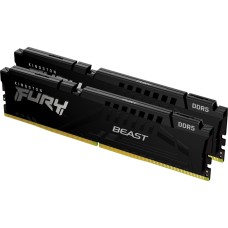 Модуль памяти для компьютера DDR5 64GB (2x32GB) 5200 MHz Beast Black Kingston Fury (ex.HyperX) (KF552C40BBK2-64)