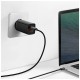 Зарядное устройство Baseus 2xUSB 65W GaN (USB-C+USB-A) black (CCGAN2L-B01)