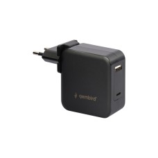 Зарядное устройство Gembird 60W PD & QC, Type-C, USB-A (NPA-PD60-01)