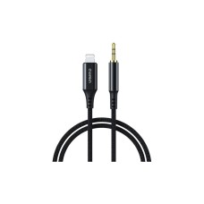 Кабель мультимедийный AUX Lightning to TRS Audio 3.5mm M/M 1.0m Choetech (AUX007)