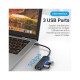 Концентратор Vention USB 3.1 Type-C to 3xUSB 3.0+MicroUSB+3.5mm Sound Adapter black (TGQBB)