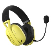 Наушники Hator Hyperpunk 2 Wireless Tri-mode Black/Yellow (HTA-857)