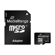 Карта памяти Mediarange 16GB microSD class 10 (MR958)