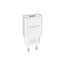 Зарядний пристрій BOROFONE BA20A Sharp charger White (BA20AW)