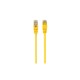 Патч-корд 0.25м FTP cat 6 CCA yellow Cablexpert (PP6-0.25M/Y)