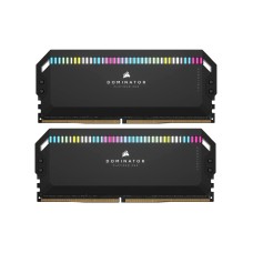 Модуль памяти для компьютера DDR5 32GB (2x16GB) 6000 MHz Dominator Platinum RGB Black Corsair (CMT32GX5M2X6000C36)